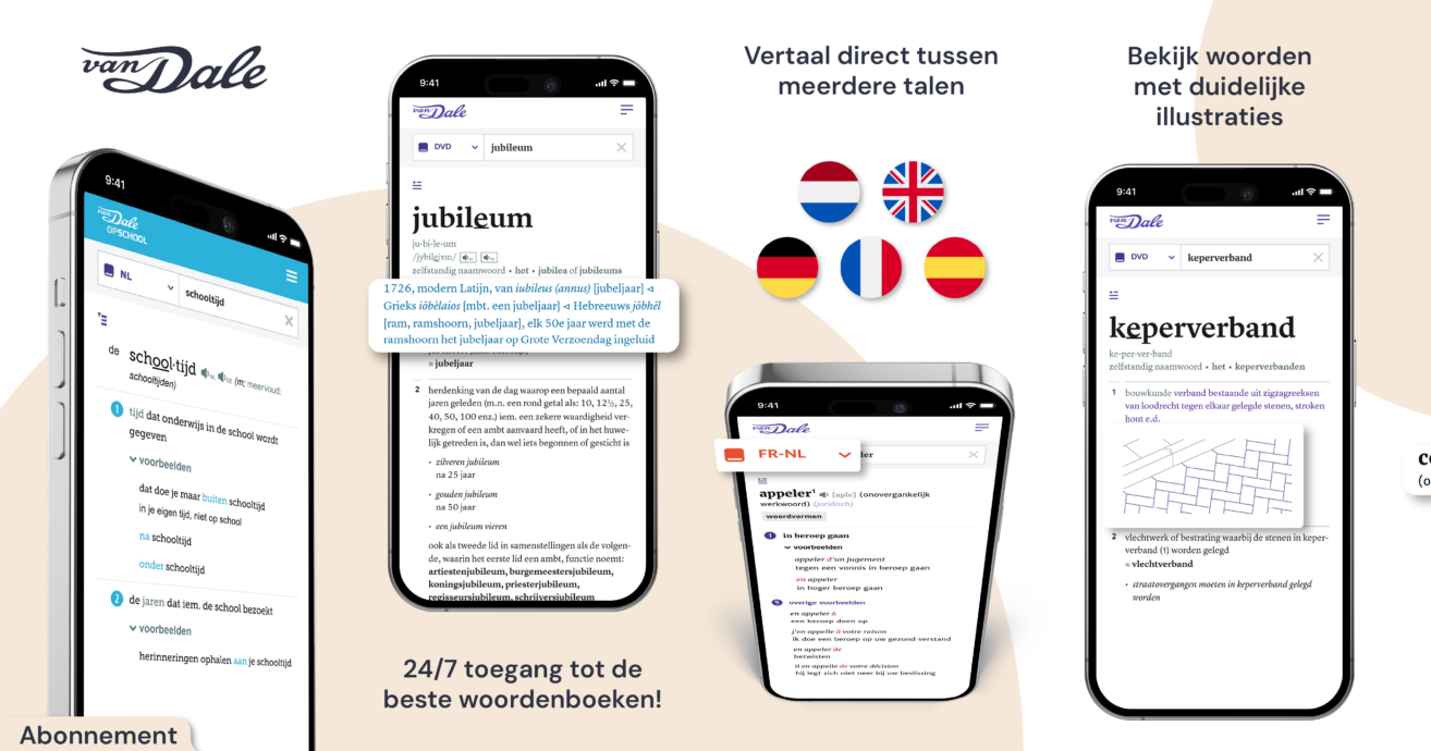 Van Dale App - Store Visuals